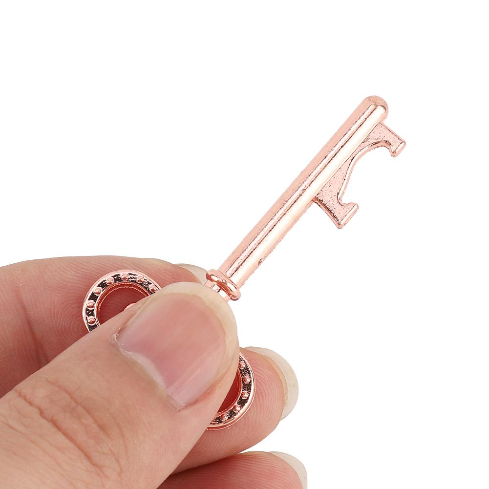 Wedding Pendant Skeleton Keys Opener Guest Wedding Gifts And Party Gifts 20pcs(Rose Gold)