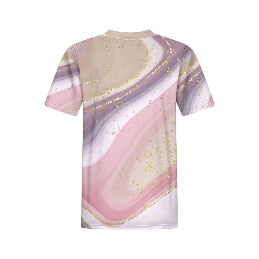 Summer Round Neck 3D Printed Top Fashionable Casual Short Sleeved Children's Boy T-shirts