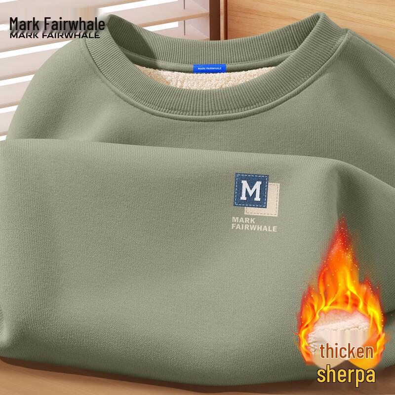 

Mark Fairwhale Men s Lambswool Fleece Sweatshirt M
