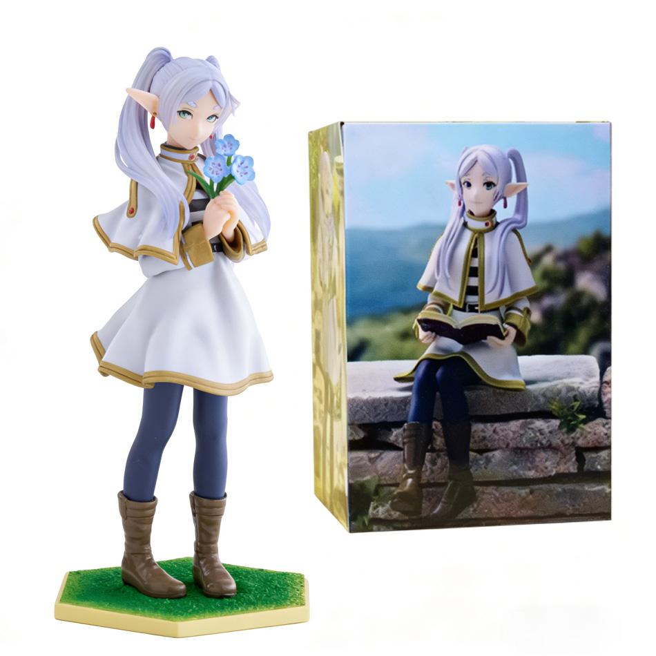 18CM Frieren Beyond Journey's End Action Figure Noodle Stopper Collectible Model Anime Frieren Figurine Desktop Decoration