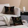 Personalized Art Skeleton Display Pillow Case Pattern Printed Pillowcase For Living Room Sofa Cushion Cover & Bedroom Decor