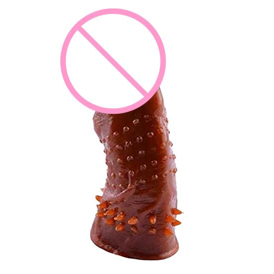 Manchon d'extension de pénis de préservatif de pointe de retard d'agrandisseur masculin réutilisable de Silicone