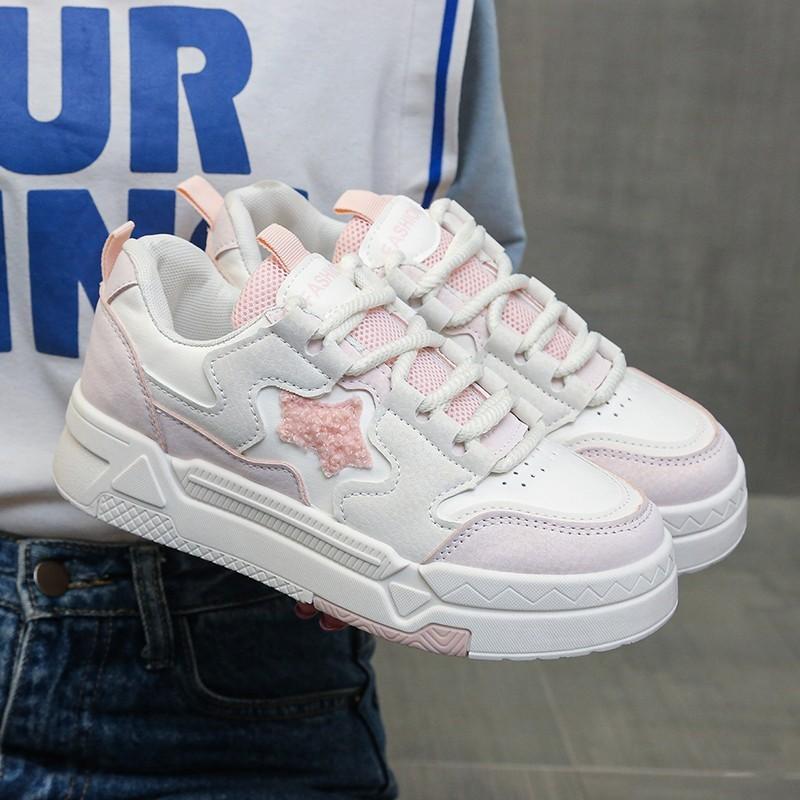 Star Little White Shoes Female Autumn Original Design Japanese Canvas Shoes Internet Red Versatile Casual Board Shoes