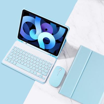 iPad 10.2/Pro 11 Keyboard Case, Air 4 Silicone & Leather Cases. Suitable for 9.7 Inch Air and Air 4.