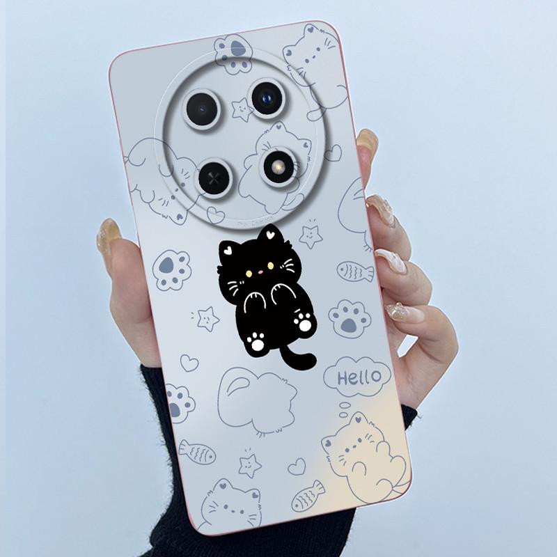 Case For Huawei Nova 12i / Nova 13i Sweet Girls Cats Soft Silicone Shockproof Back Cover For Huawei Nova12i 12 i 13 i Casing
