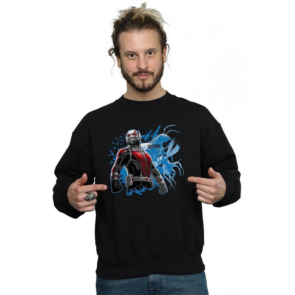 Ant-Man Herr Stående Bomull Sweatshirt