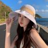 New summer bucket hat women's face small fashion visor seaside beach vacation sun hat basin hat