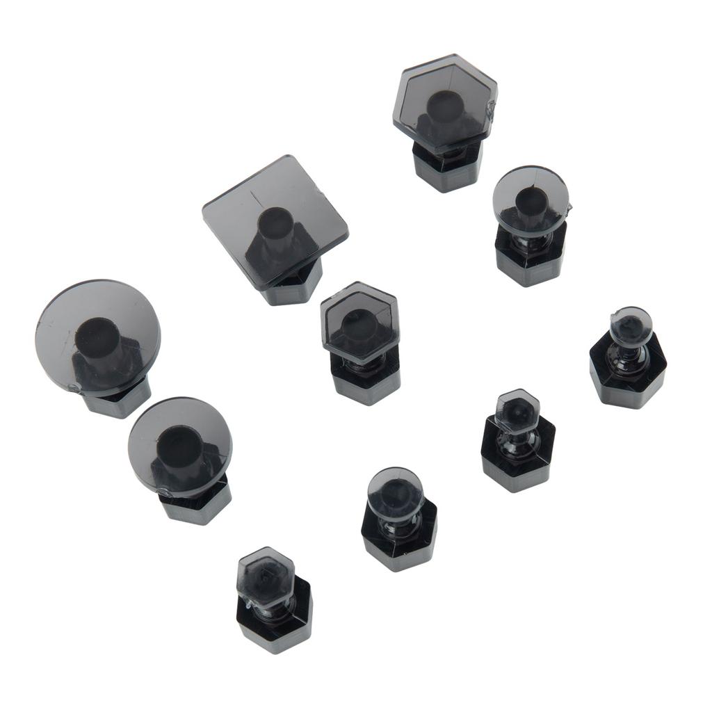 10x Car S/m/l Three Size Glue Tabs Dent Removal Tools Orange Tabs Auto Paintless Dent Repair Maintenance Tools