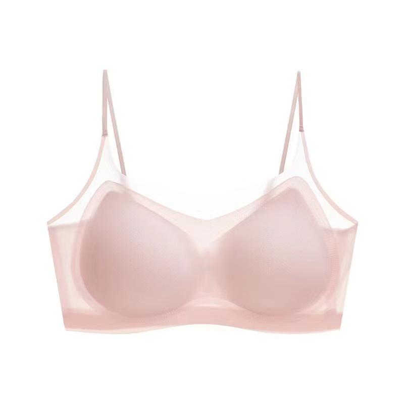 Women's Seamless Ultra-Thin Sports Bra: Enhances Small Bust, Minimizes Larger Bust for a Sleek Look