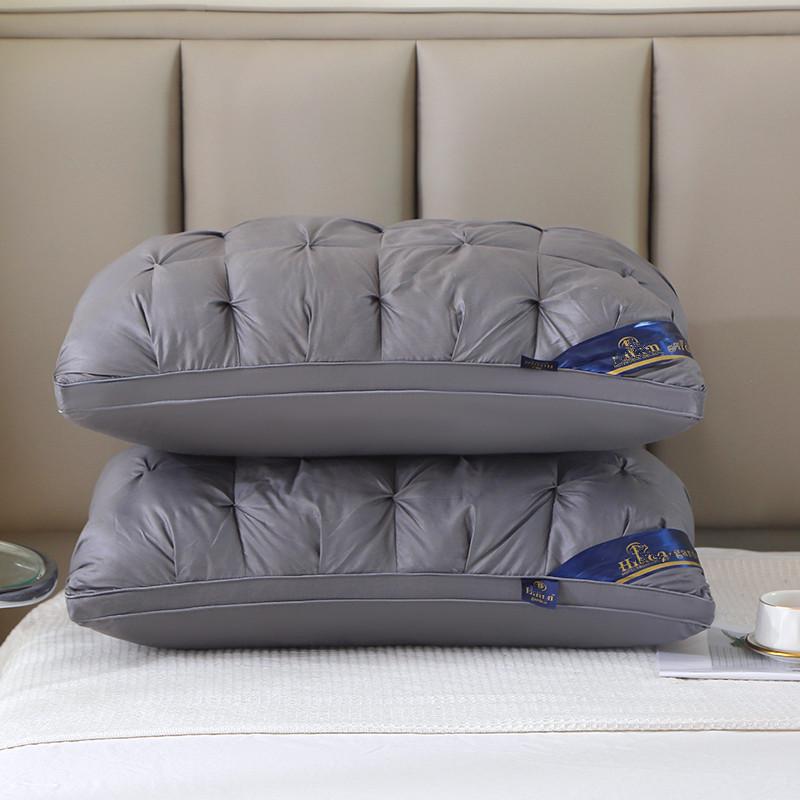 Durable 48x74cm Hotel Pillow Set - High Loft, Plush, Home Gift, Pair of 2