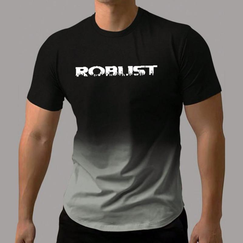 

Мужская футболка с градиентным принтом и рисунком «Whatever», удобная и стильная мужская футболка с коротким рукавом, быстросохнущая, свободная одежда, топы 2XL