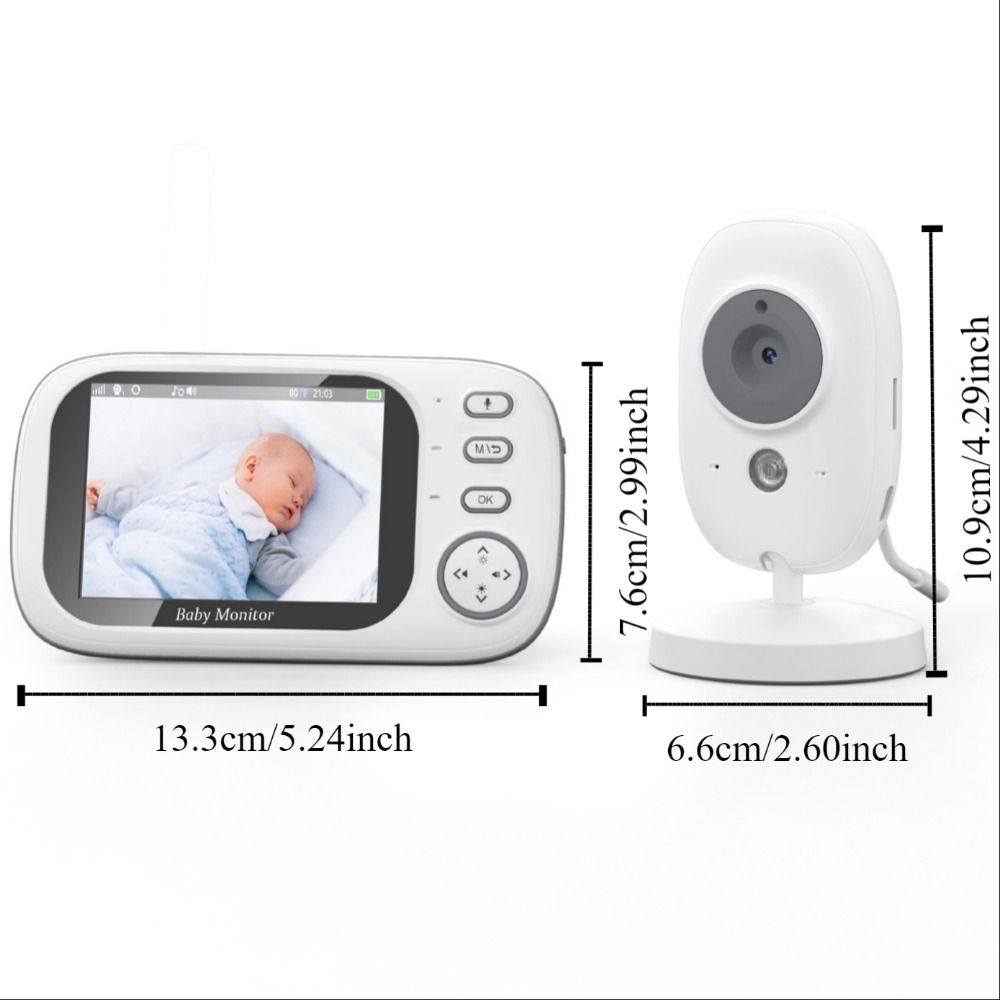 3.5 Inch Baby Nanny Security Camera Auto Night Vision Video Surveillance Cam  Motion Detection