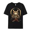 Cat Samurai Ninja Cat Samurai Art Vintage Ukiyo E Harajuku Cotton Comfort Luxury TShirt Party