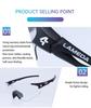 Cycling Photochromic Sunglasses RS100 [LAMEDA] UV400/Anti-fog/Lightweight/Durable (Gray)