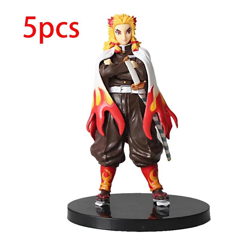 Anime Demon Slayer Kimetsu no Yaiba Figur Kamado Tanjirou Actionfigur Agatsuma Zenitsu Nezuko Krieger PVC Modell Spielzeug