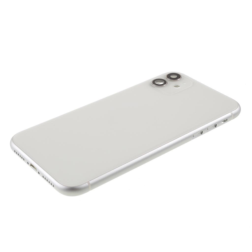 Pentru iPhone 11 6.1 inch Capac Spate Baterie+Cadru Placă Mijlocie+Butoane Laterale Piesă de Schimb (fără Logo)