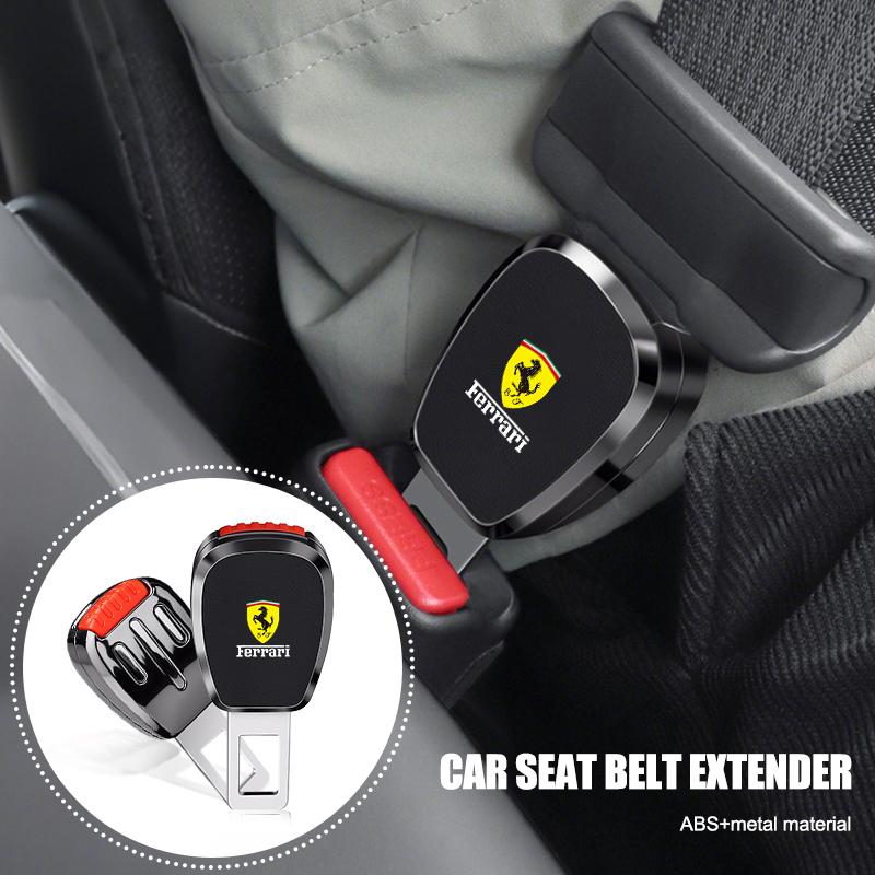 Car Seat Belt Clip Extender Seatbelt Lock Buckle Plug For Ferrari F1 F80 SF90 Stradale SF90Spider 296 GTB 296 GTS Accessories HL7