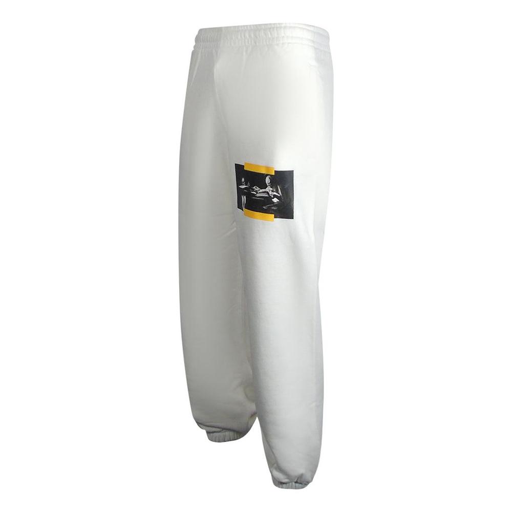 Off-White Mens Caravaggio Painting Logo Jogging Bottoms