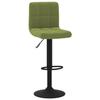 Tabourets de Bar - VIDAXL - Lot de 2 - Velours Vert Clair - Réglables en Hauteur - Pivots 360°