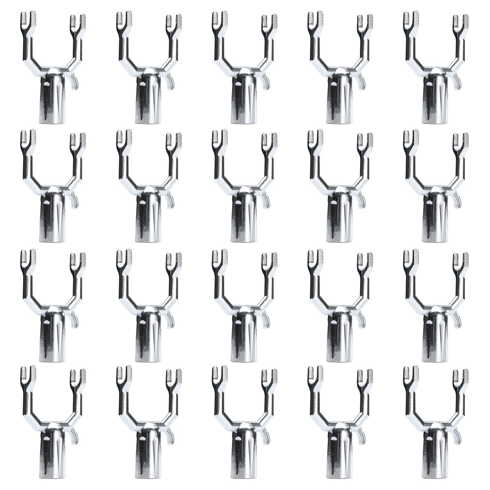 Pack of 20 Rustproof Y Shaped Tree Branch Support Brackets Metal Fork Holder for Fruitful Limbs Delicate Plant Stems 1
