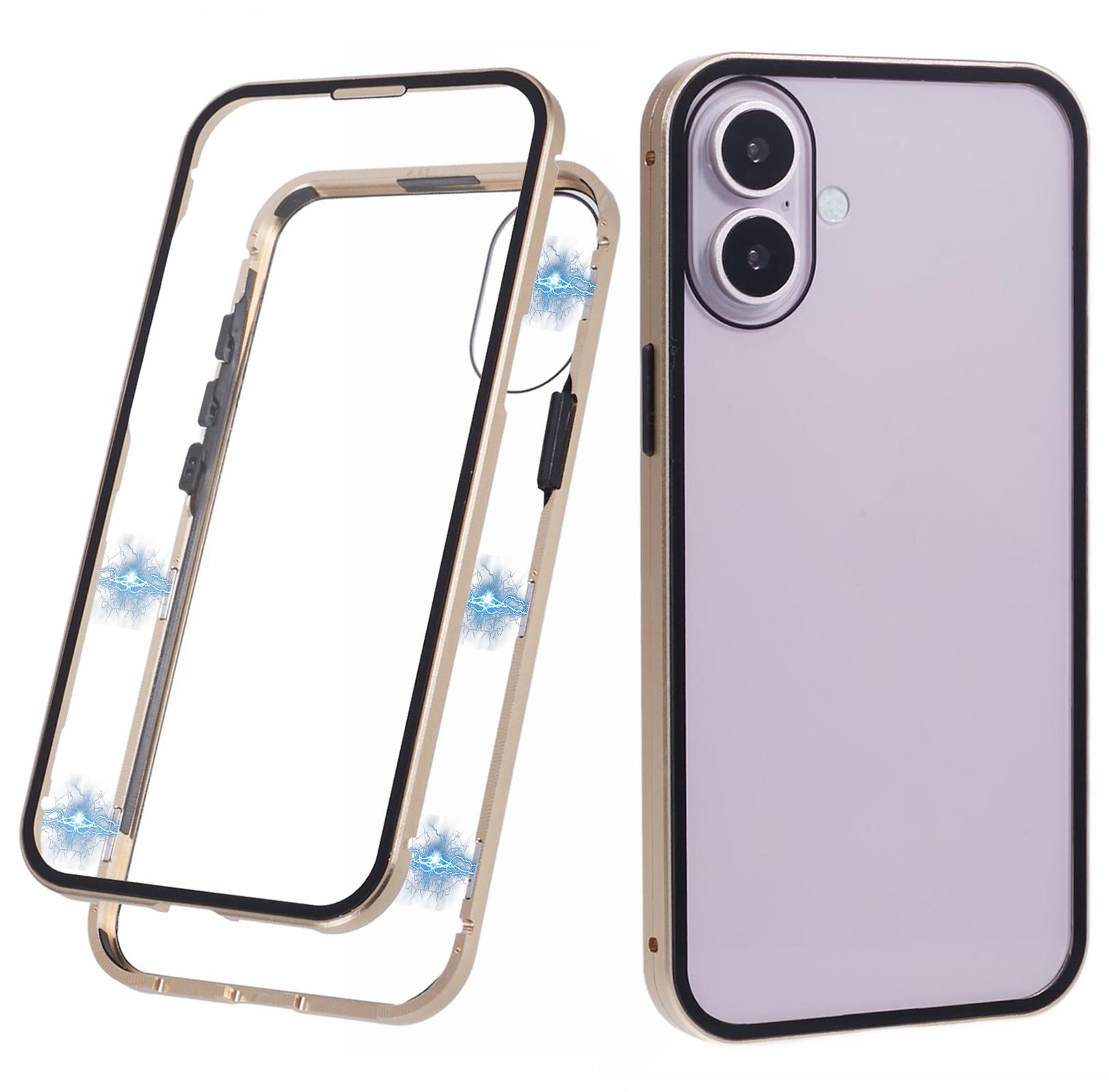 

For iPhone 16 Case Magnetic Full Protection Clear Phone Cover