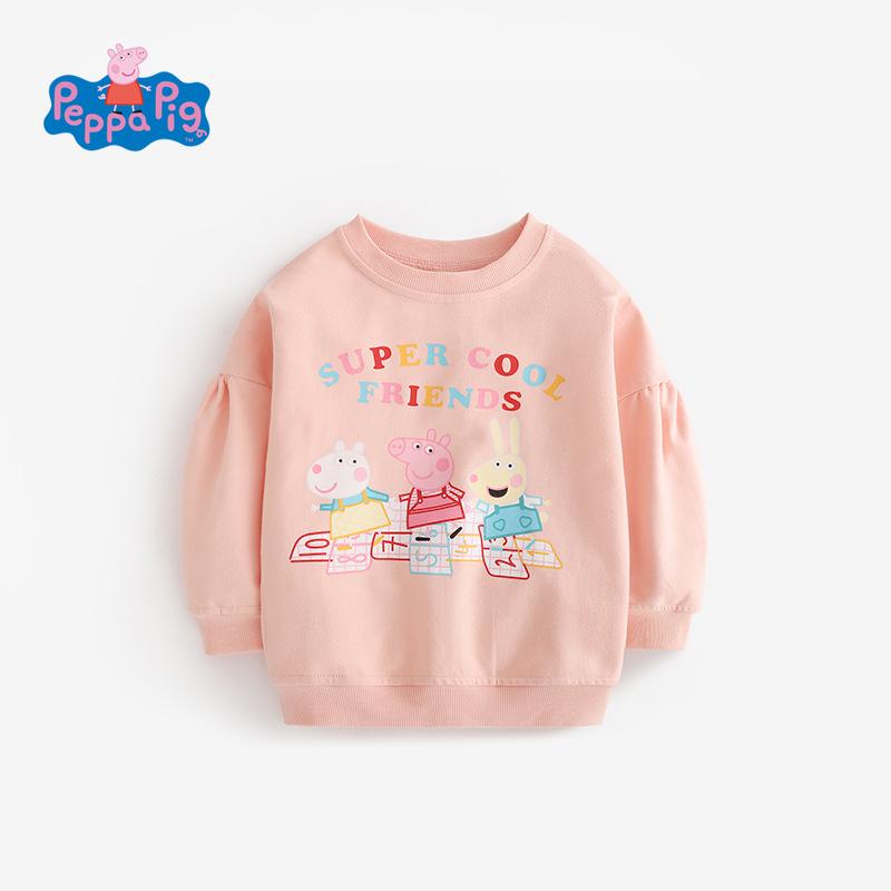 

Limited Edition Peppa Pig Children s Long Sleeve Sweatshirt - Cartoon Print Round Neck Top for Autumn 90 cm