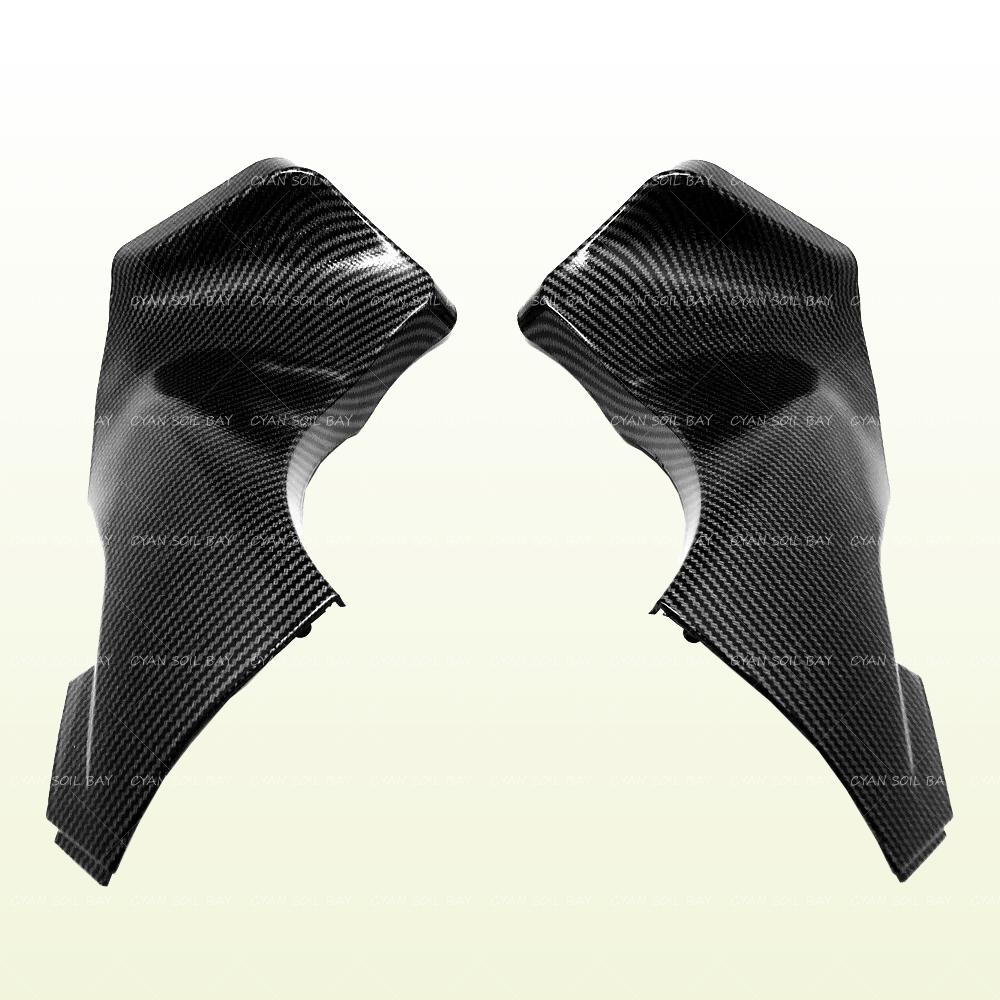 

1 пара мотоциклетных аксессуаров для KAWASAKI Ninja ZX6R ZX636 2005-2006 ZX636 карбоновая накладка на боковую часть бензобака, панель обтекателя