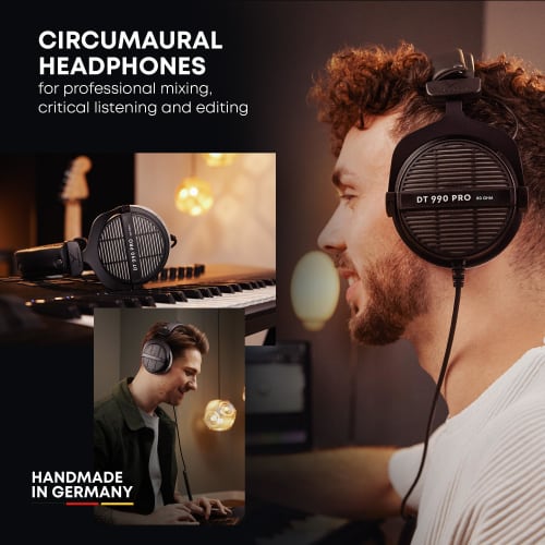 Beyerdynamic DT 990 PRO (250) Open-Back Monitor Headphones