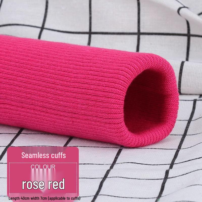 Children's Ribbed Elastic Band Sweatpants with Knitted Cuffs