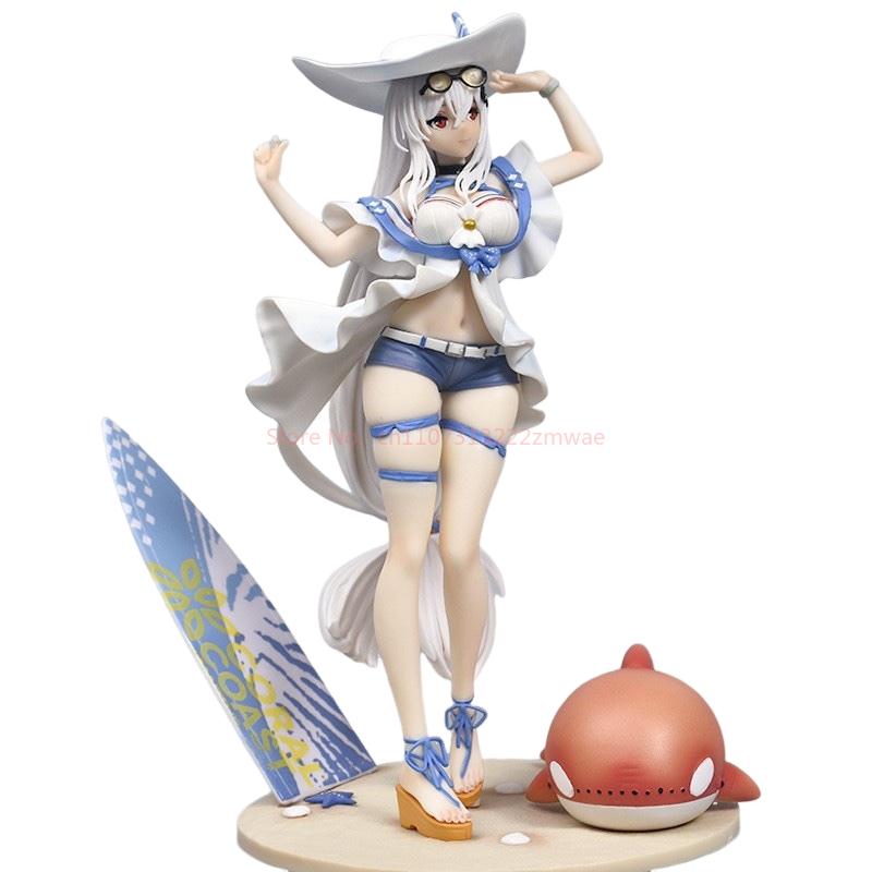 25cm Arknights Skadi Seaside Summer Ver Rhodes Island Game Girl Figure Model Statue Collection Desktop Decoration Ornament Toys
