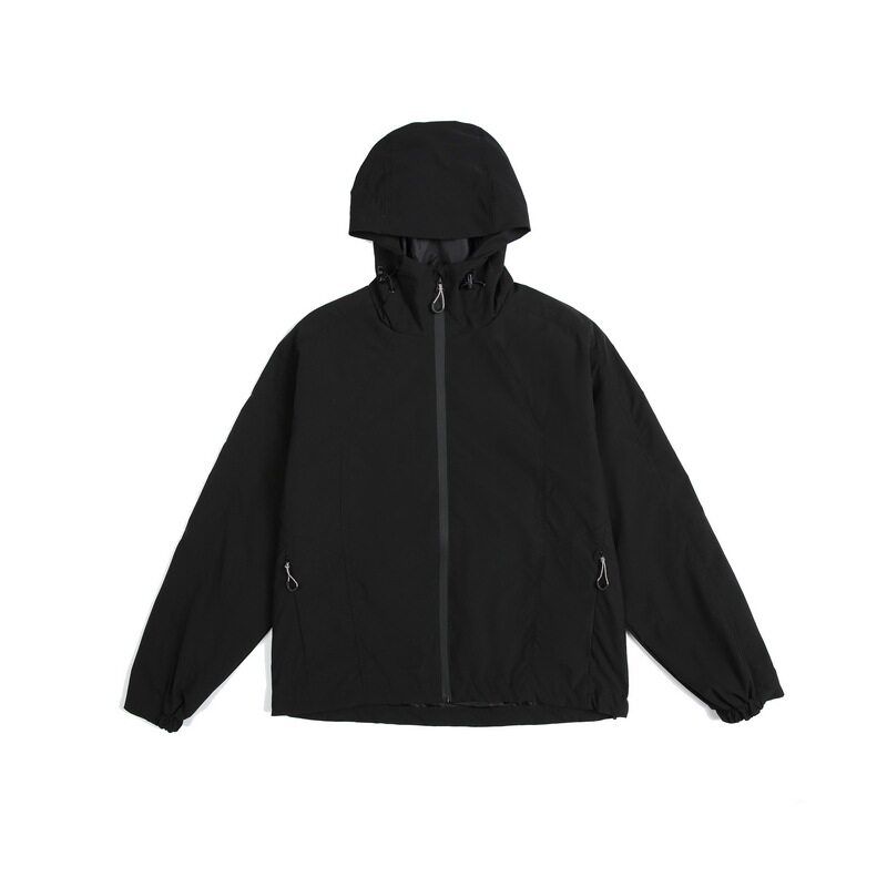 American-Style Street Dupont Three-Proof Sports Hiking Jacket for Men and Women, 2025 Autumn Trendy Windproof Outdoor Hooded Jacket