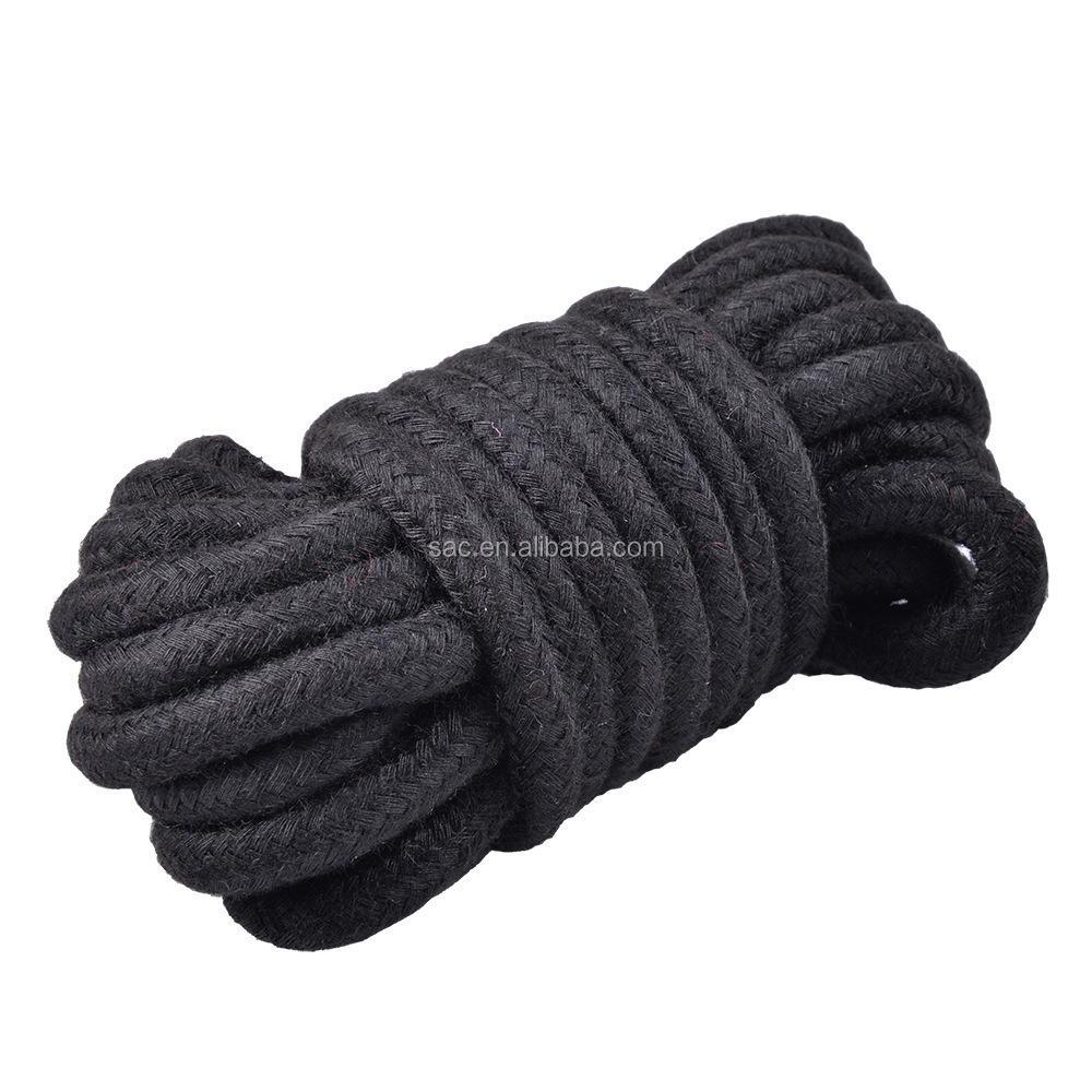 SacKnove Adult Sex Toys Couples 10 PCS Suit Soft Nylon Furry Restraints Whip Play Bdsm Handcuffs Kit Bondage Set for Sm Game