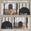 DEARBB Baby Gate with Pet Pet Gate Height Cat Dog Cat Escape Prevention Cat Can Pass Above Cat Baby Tension Double Baby Baby Kitchen Door, 76cm, Gate,