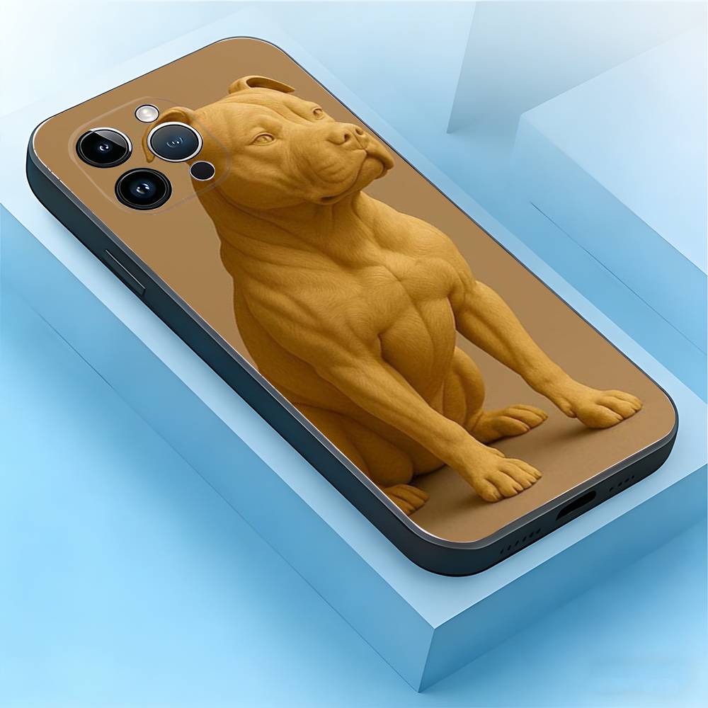 

3D Animal Phone Case For iPhone 17,16,15,14,13,12,11,Air,XR,Pro,Max,Plus,mini,SE Silicone Black Cover iPhone16promax
