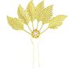 Carvings Hair Stick Colorful Crystal Hairpiece with Sparkling Crystal for Evening Dinner Wear Photo Props