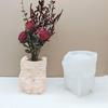 Unique Flower Vase Mold Succulent Planter Moulds Epoxy Resin Molds for Pen Stand