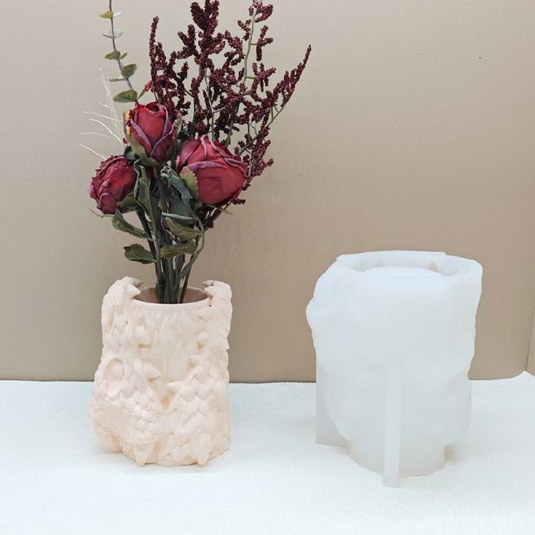 Unique Flower Vase Mold Succulent Planter Moulds Epoxy Resin Molds for Pen Stand