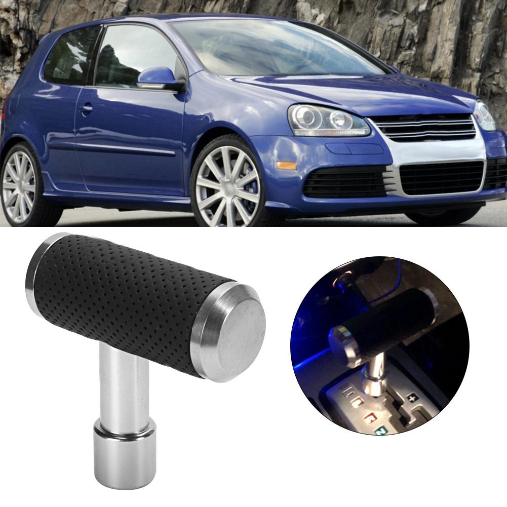 Car Shift Gear Knob T Shaped Universal Manual Automatic Gear Shifter Knob (Silver)