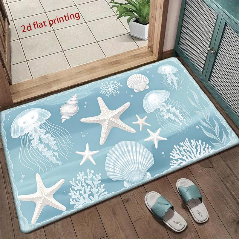 Ozean-Thema Digitale Matte Wohnzimmer Dekoration Zuhause Sofa Rutschfester Teppich Arbeitszimmer Schlafzimmer Tatami Kinder Weiche Bodenmatte