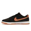 Nike Mens Dunk Low Black Amber Brown Men Sneakers White DV0831-004
