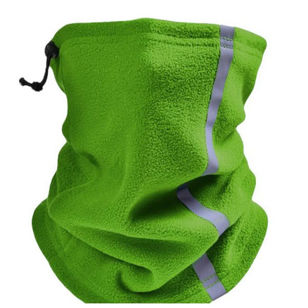 Polar Fleece Neck Tube Scarf Winter Ear Warmer Cycling Fishing Skating Running Sport Scarf Adjustable Neck Collar Neckerchief