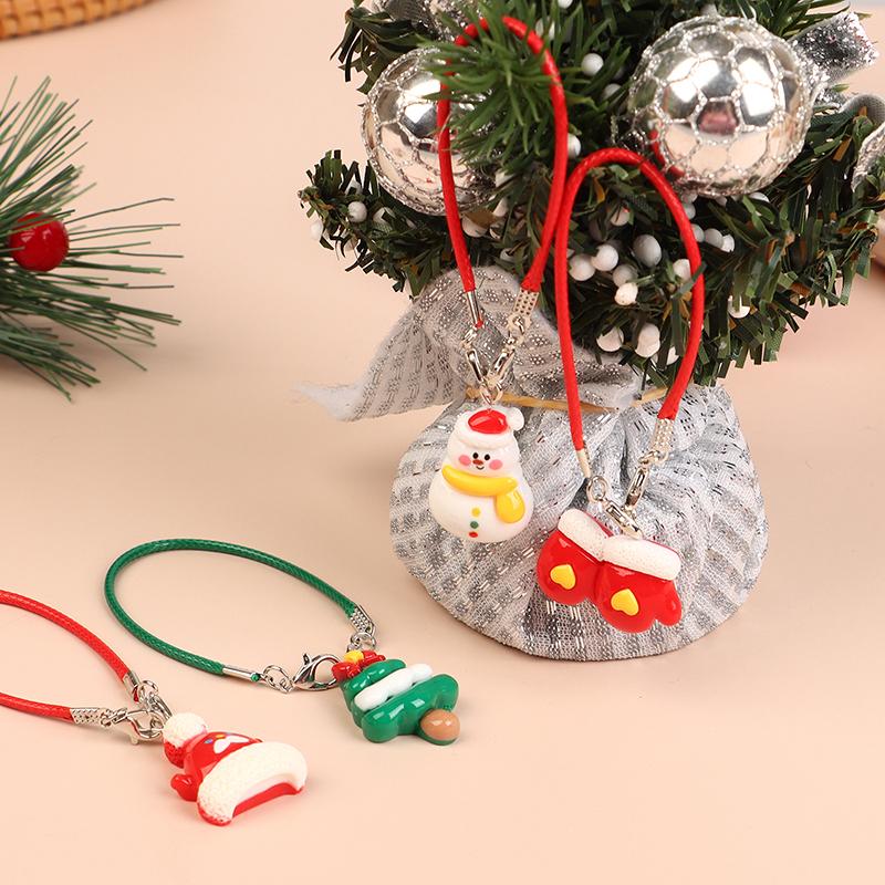 1/12 Dollhouse Mini Christmas Tree Pendant Dollhouse Xmas Scene Hanging Decoration Dolls House Accessories Pretend Play Toys