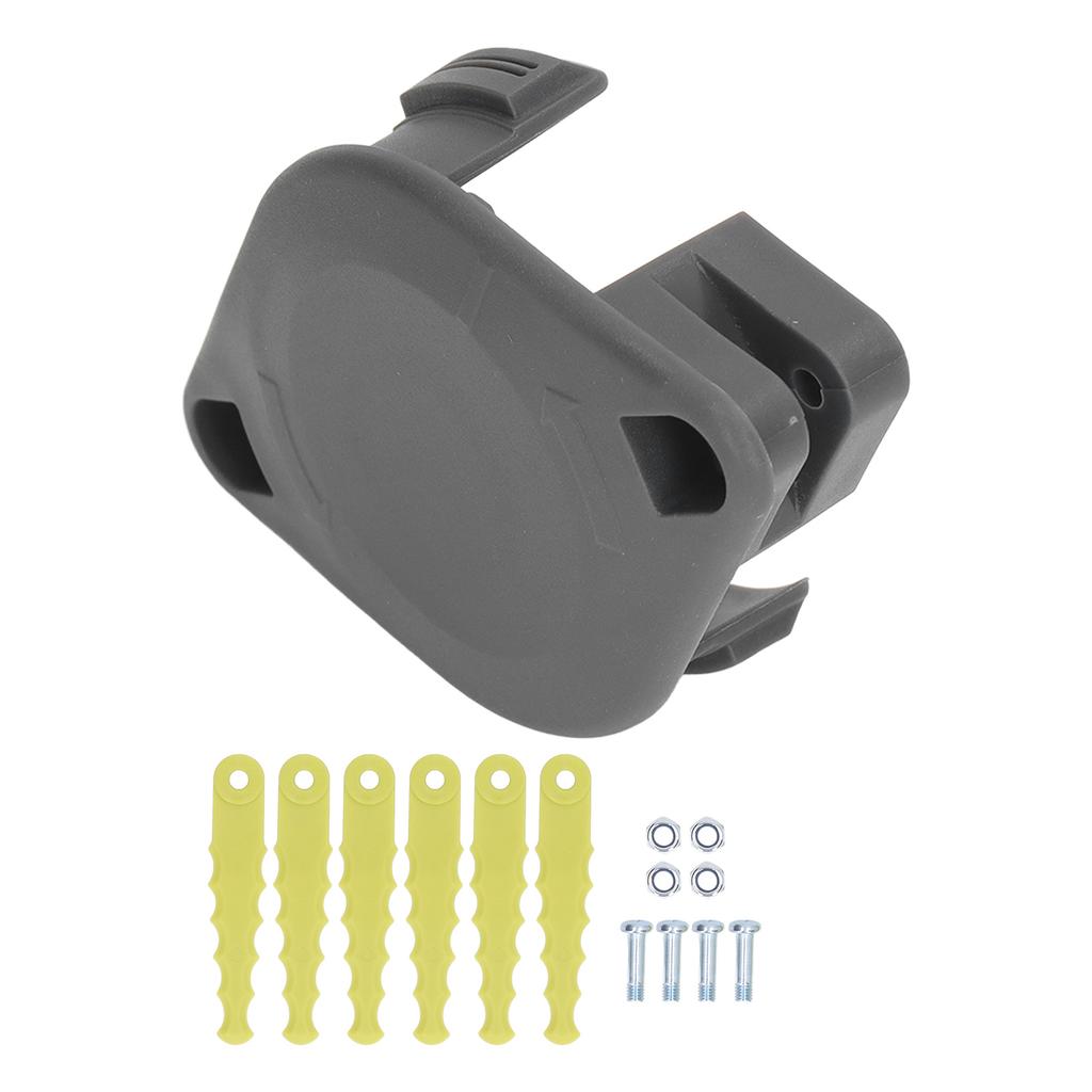 String Trimmers Bladed Head Auto Feed String Trimmers Fixed Line Spool with 6 Replacement Blades for Ryobi 18V 24V 40V