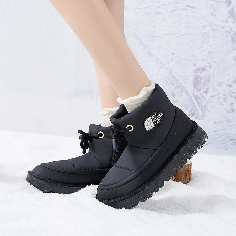 Snow boots women's winter velvet warm outdoor cotton shoes women's boots