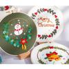 DIY Crafts Christmas Pattern Elk Embroidery Embroidery Starter Kit Merry Christmas Cross Stitch