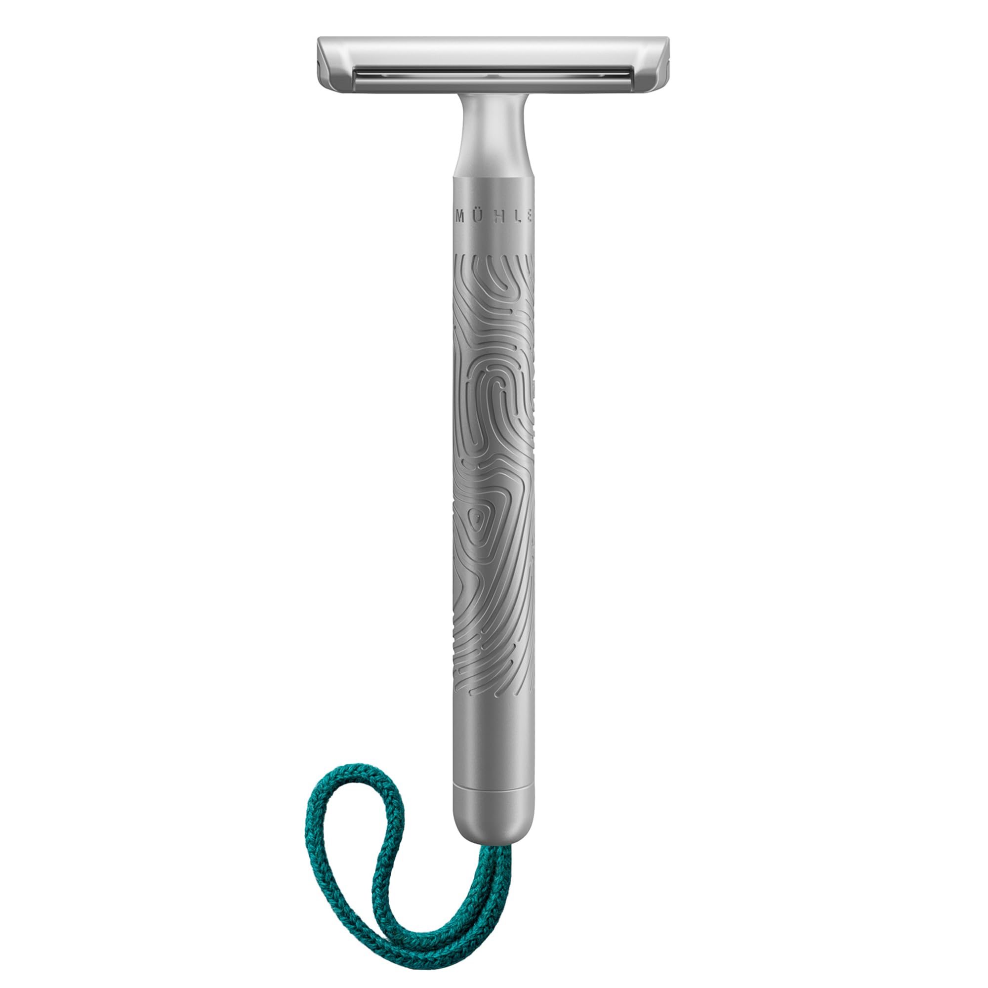 

COMPANION Body Face Turquoise Green One Replacement for Men and Removes Unwanted Hair and Facial Hair MÜHLE Double-Edged & Razor, (Includes Blade)