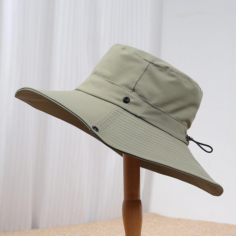 Summer Big Brim Outdoor Visor Male and Female Versatile Leisure Sports Mountaineering Sun Hat Versatile Bucket Hat