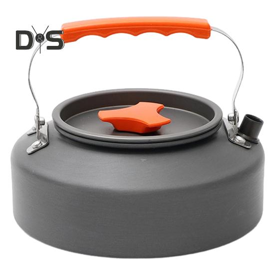 0.8/1.1/1.2L Aluminum Alloy Camping Kettle Portable Lightweight Large Capacity Outdoor Traveling Hiking Picnic Coffee Pot Tea Kettle