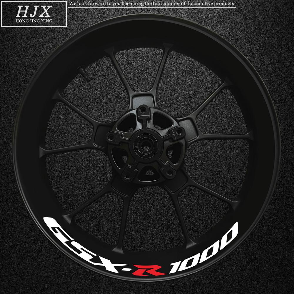 

Толстая полосатая наклейка на ступицу колеса, высококачественная светоотражающая наклейка, подходящая для мотоцикла Suzuki Gsxr1000, знак модификации обода