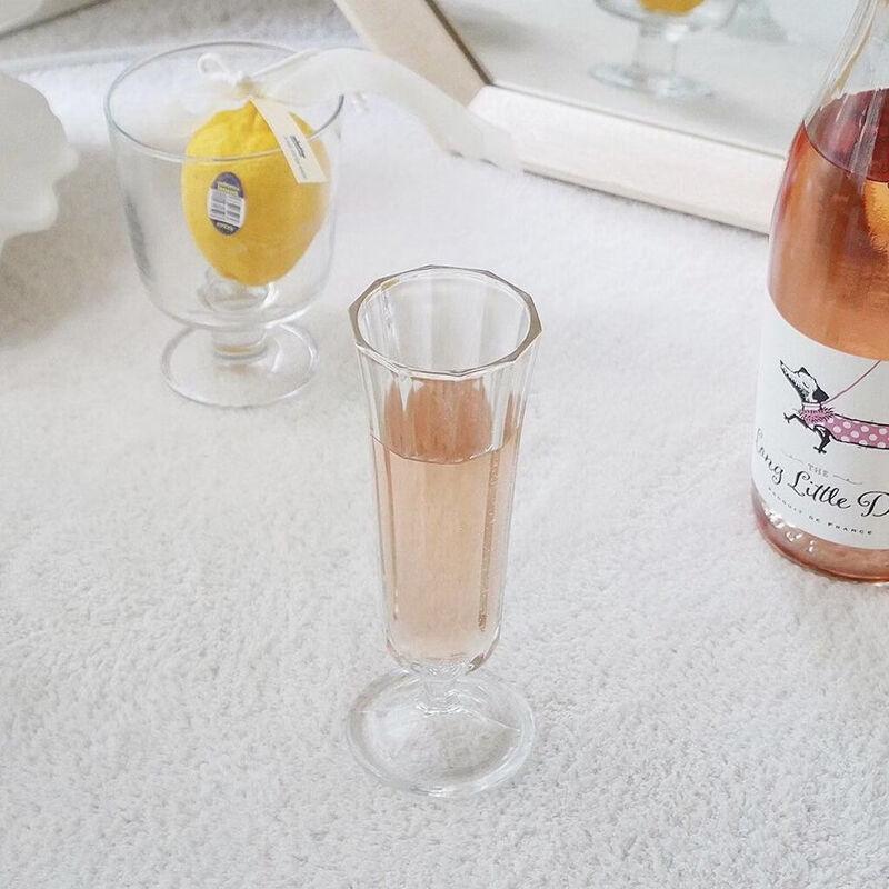 LISM Korean Style Champagne & Cocktail Glasses (Set of 2)
